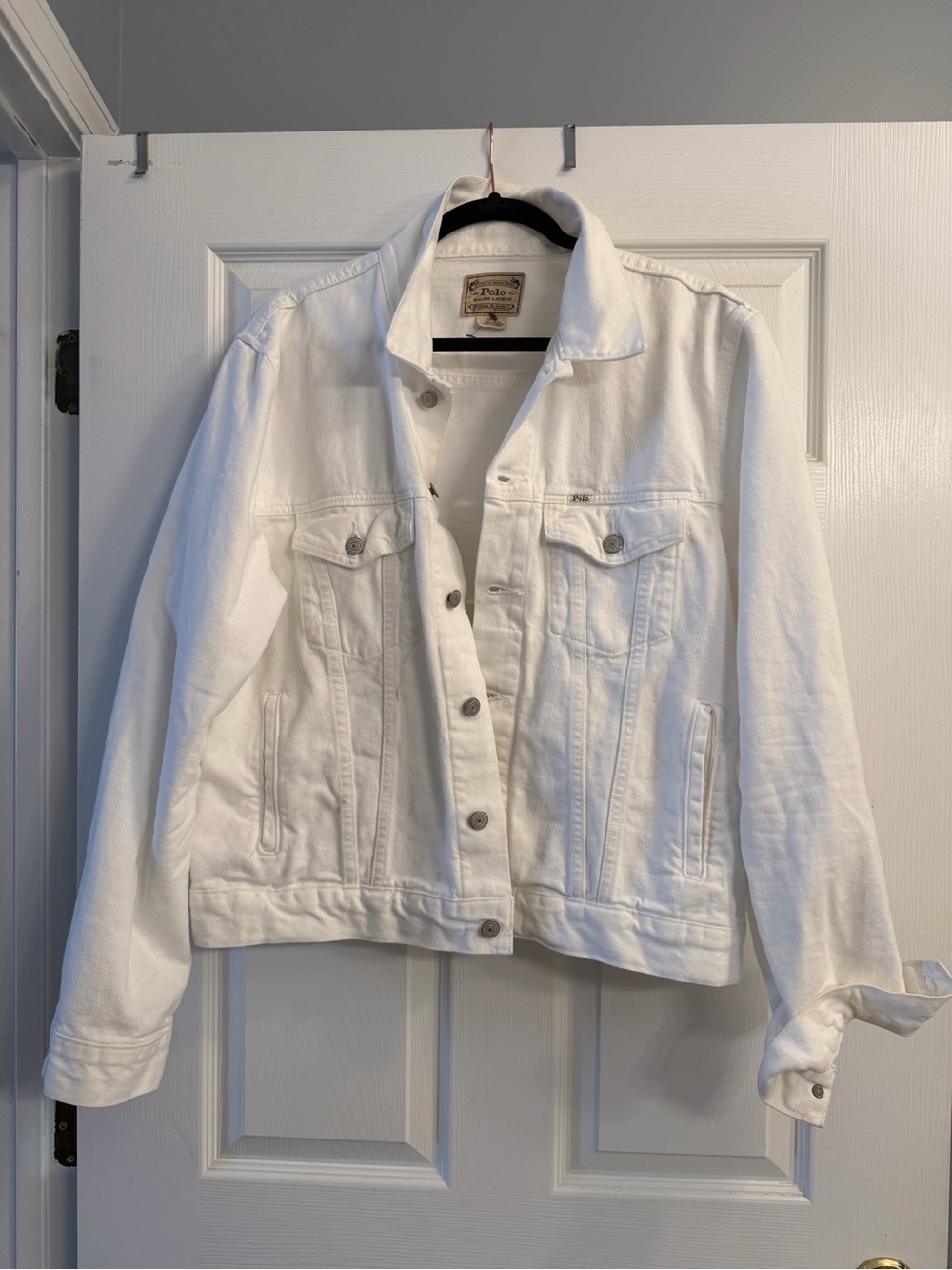 Polo by Ralph Lauren White Denim Jacket - Picture 4 of 4